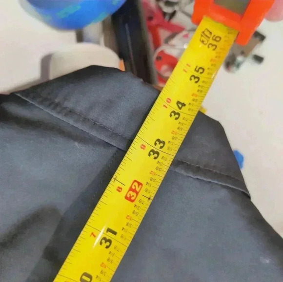 Black 3/4 length All weather nylon jacket by Braetan sz M - Picture 5 of 6